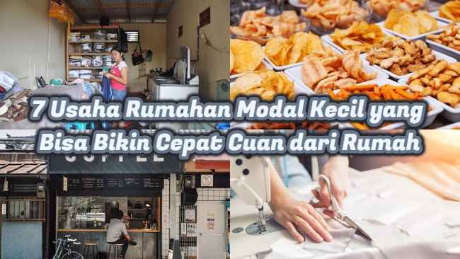 7 Usaha Rumahan Modal Kecil yang Bisa Bikin Cepat Cuan dari Rumah